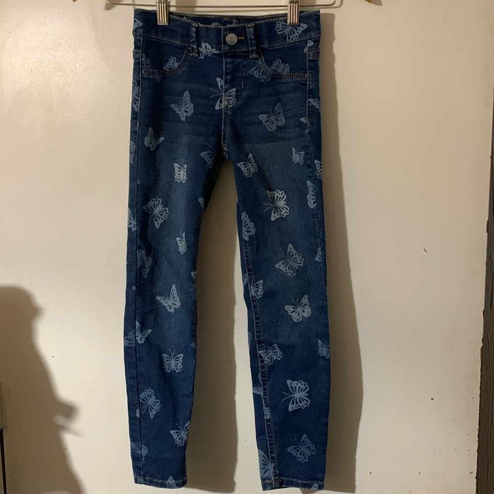 FIRM 💵 Cute Stretch Butterfly Print Jeggings! 👖